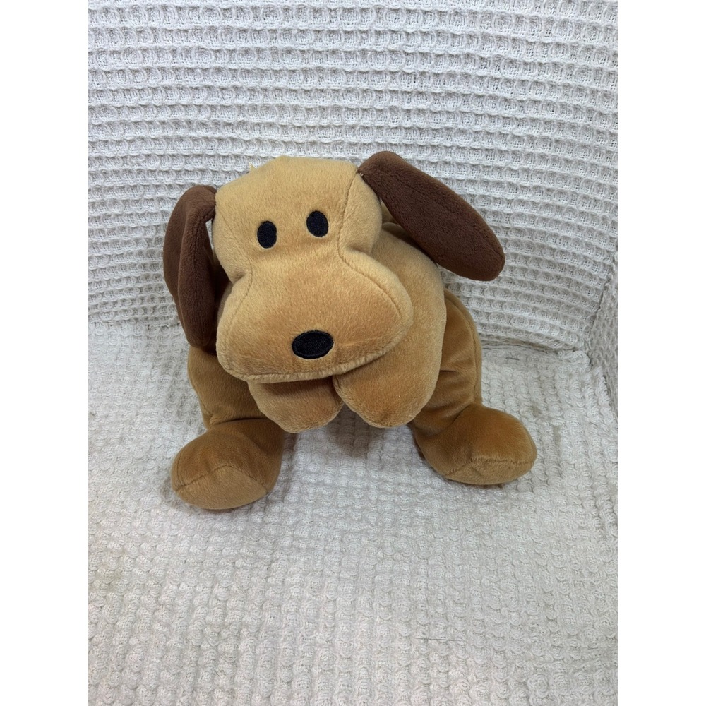 Vintage Unisex Ty Beanie Buddy Digger the Dog Plush Large Tan Brown